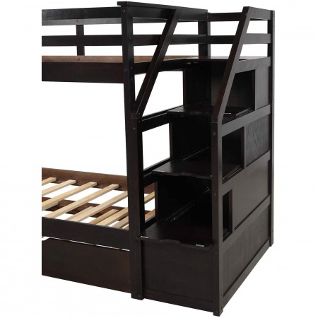 B165 Eps : Giường 2 Tầng Cầu Thang Liên Hợp - 1m